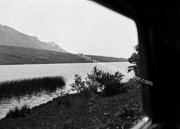 GLENCAR LAKE THROUGH CAR WINDOW